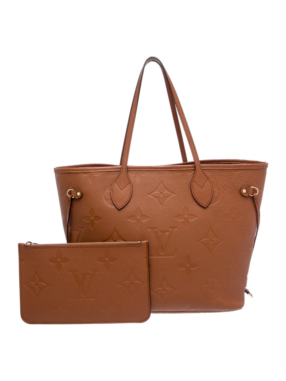 Louis Vuitton Empreinte Giant Neverfull MM Cognac Brown Limited Edition